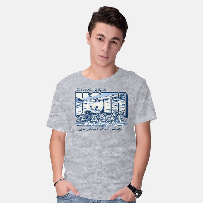 Low Temp High Thrills-Mens-Basic-Tee-Wheels