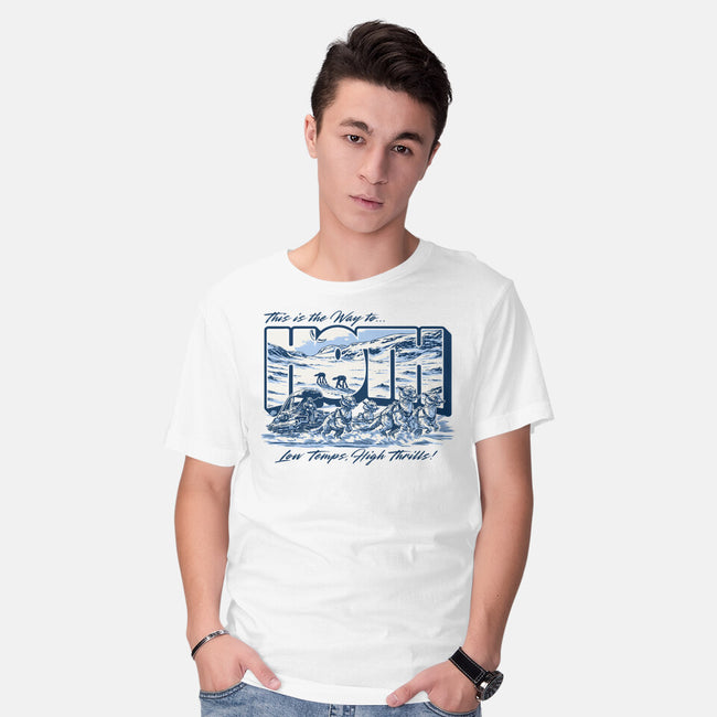 Low Temp High Thrills-Mens-Basic-Tee-Wheels