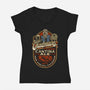 Chalmun's Cantina Ale-Womens-V-Neck-Tee-Wheels