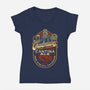 Chalmun's Cantina Ale-Womens-V-Neck-Tee-Wheels