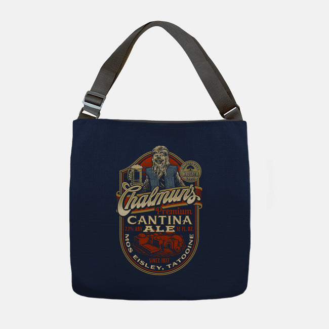 Chalmun's Cantina Ale-None-Adjustable Tote-Bag-Wheels