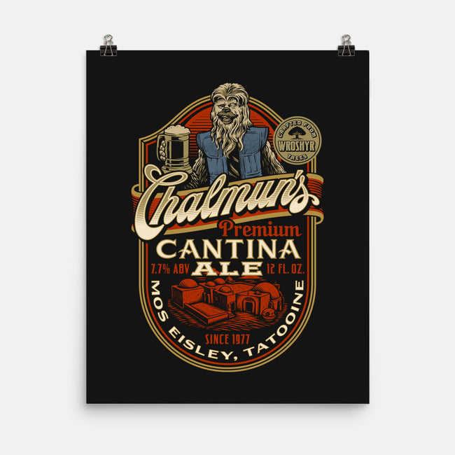 Chalmun's Cantina Ale-None-Matte-Poster-Wheels