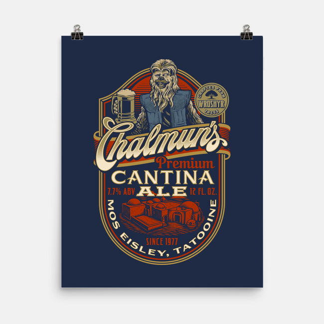 Chalmun's Cantina Ale-None-Matte-Poster-Wheels