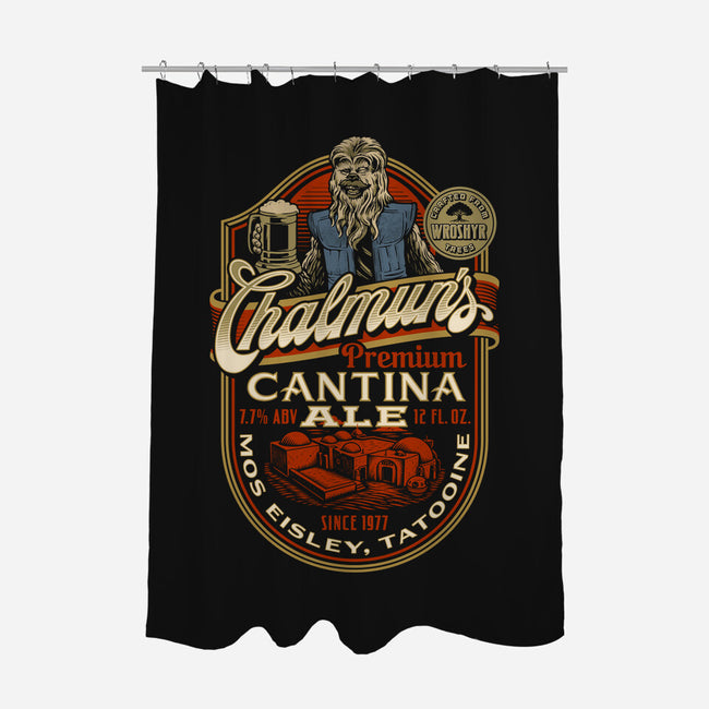 Chalmun's Cantina Ale-None-Polyester-Shower Curtain-Wheels