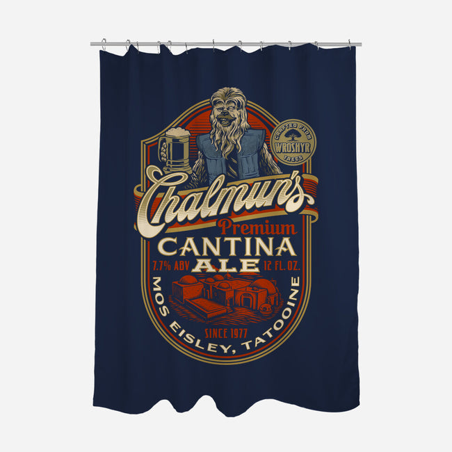 Chalmun's Cantina Ale-None-Polyester-Shower Curtain-Wheels