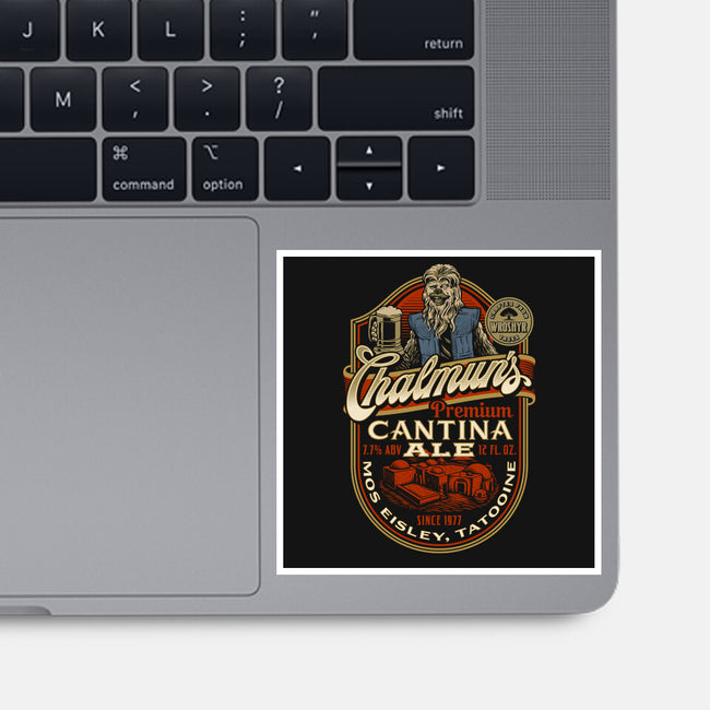 Chalmun's Cantina Ale-None-Glossy-Sticker-Wheels