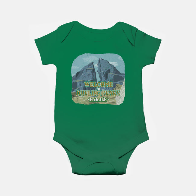 Welcome To Dueling Peaks-Baby-Basic-Onesie-NMdesign