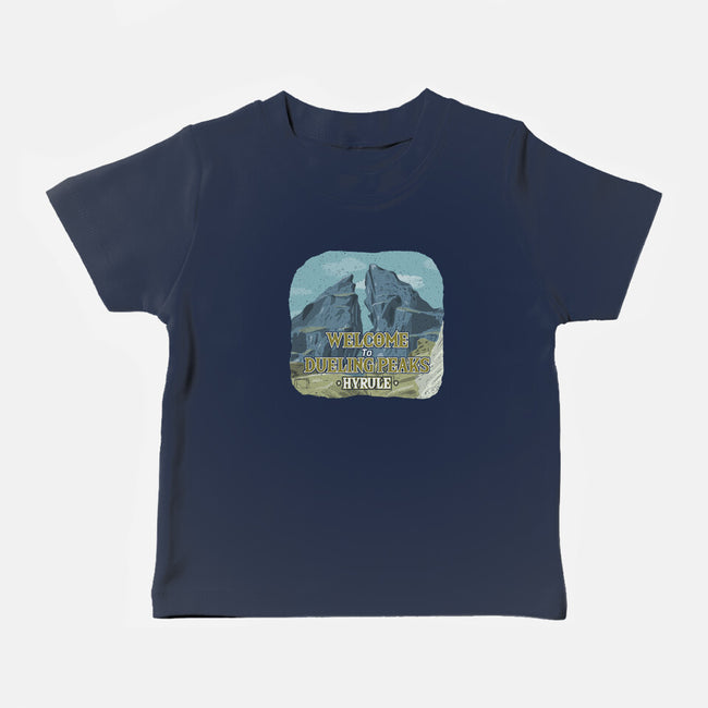 Welcome To Dueling Peaks-Baby-Basic-Tee-NMdesign
