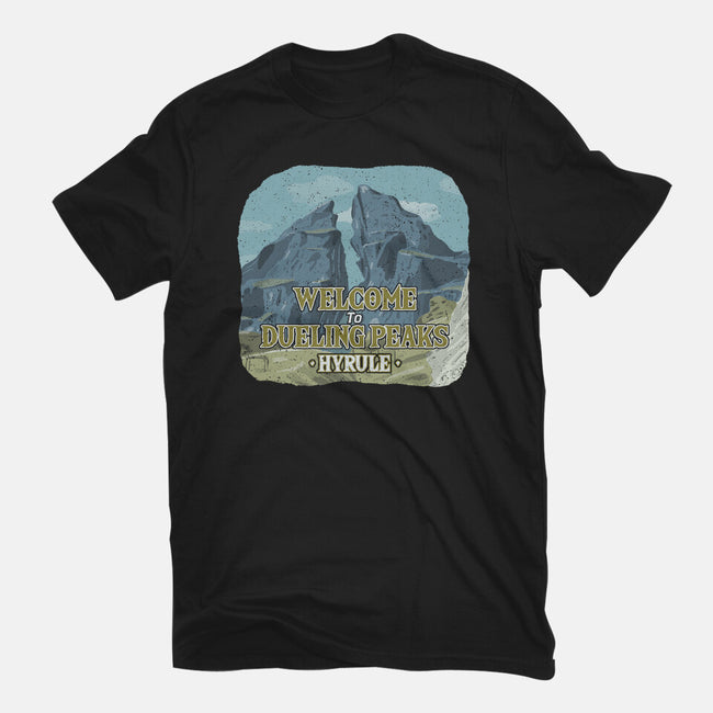 Welcome To Dueling Peaks-Unisex-Basic-Tee-NMdesign