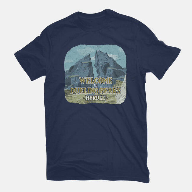 Welcome To Dueling Peaks-Unisex-Basic-Tee-NMdesign