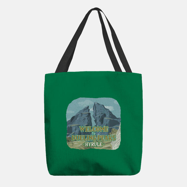 Welcome To Dueling Peaks-None-Basic Tote-Bag-NMdesign