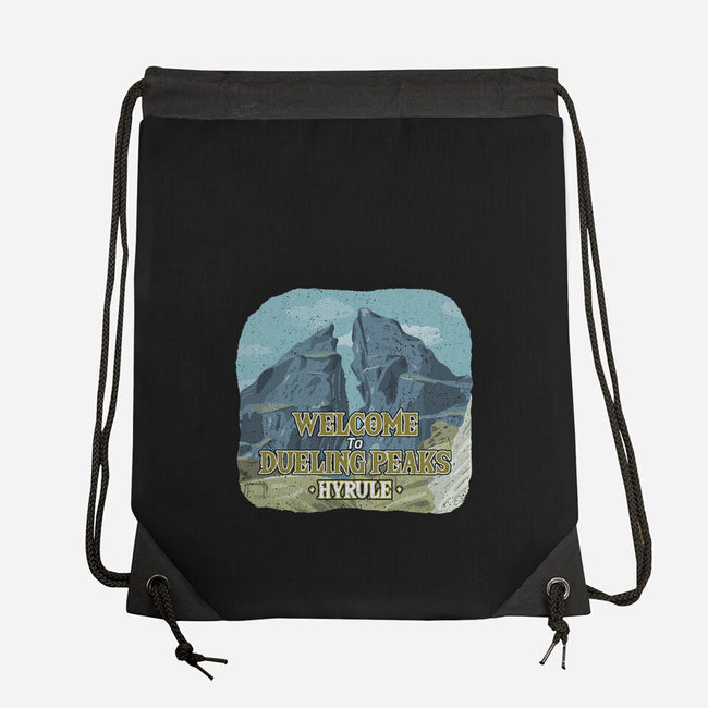 Welcome To Dueling Peaks-None-Drawstring-Bag-NMdesign