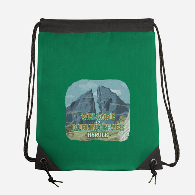 Welcome To Dueling Peaks-None-Drawstring-Bag-NMdesign