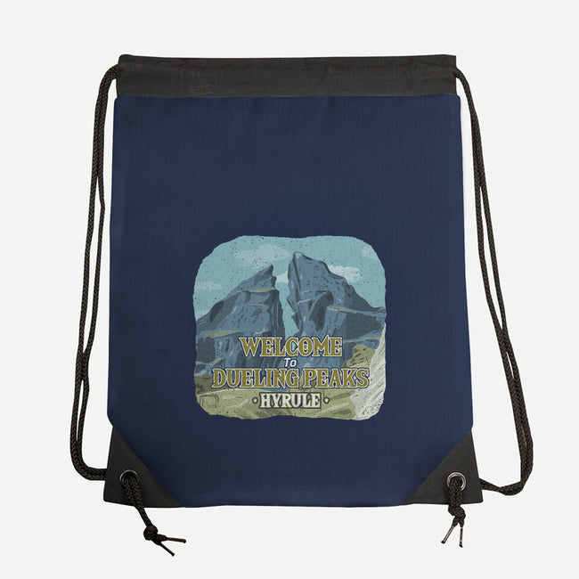 Welcome To Dueling Peaks-None-Drawstring-Bag-NMdesign