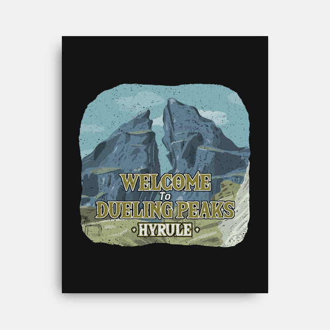 Welcome To Dueling Peaks-None-Stretched-Canvas-NMdesign