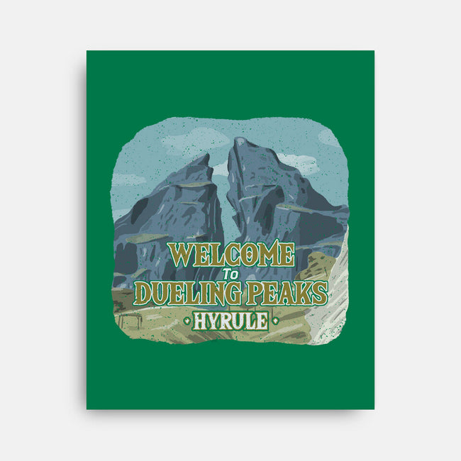Welcome To Dueling Peaks-None-Stretched-Canvas-NMdesign