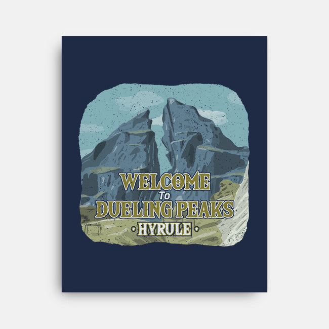 Welcome To Dueling Peaks-None-Stretched-Canvas-NMdesign