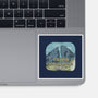 Welcome To Dueling Peaks-None-Glossy-Sticker-NMdesign