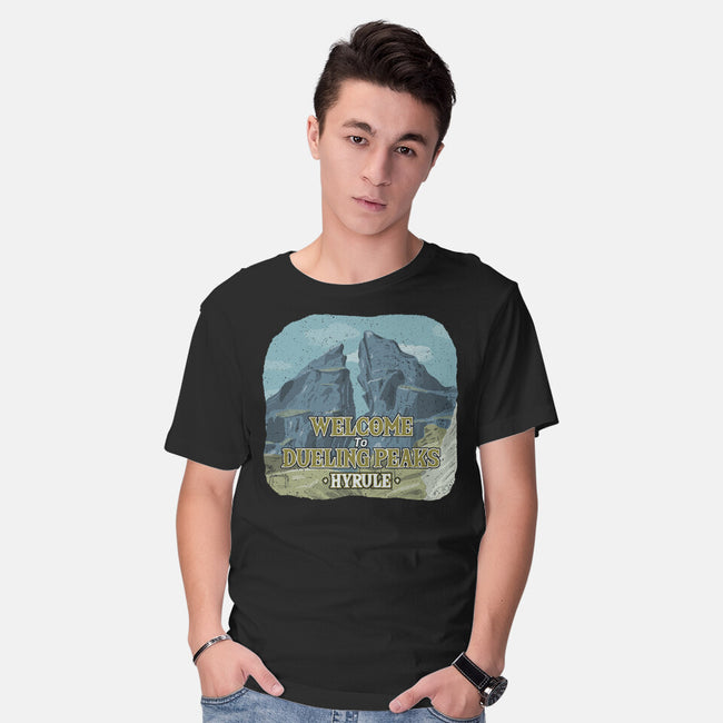 Welcome To Dueling Peaks-Mens-Basic-Tee-NMdesign