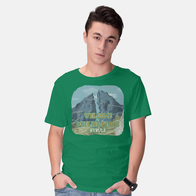 Welcome To Dueling Peaks-Mens-Basic-Tee-NMdesign