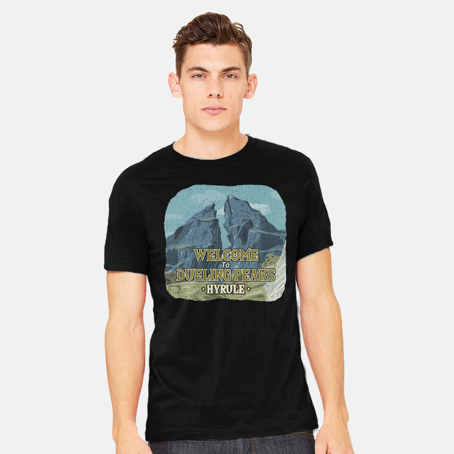 Welcome To Dueling Peaks-Mens-Heavyweight-Tee-NMdesign