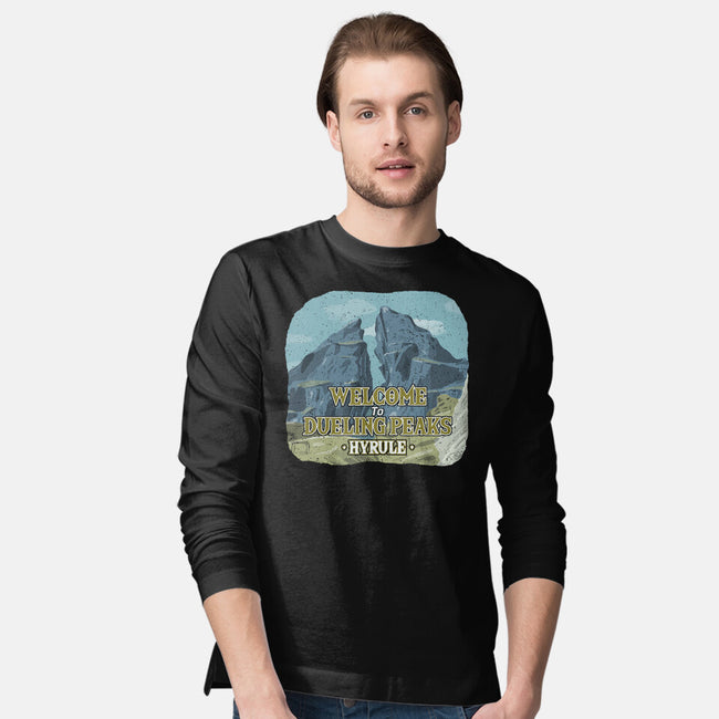 Welcome To Dueling Peaks-Mens-Long Sleeved-Tee-NMdesign