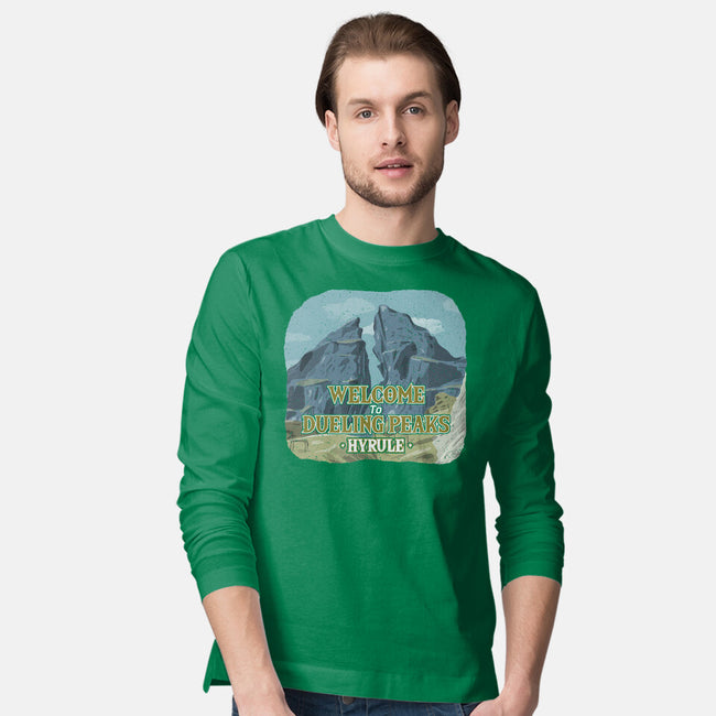 Welcome To Dueling Peaks-Mens-Long Sleeved-Tee-NMdesign
