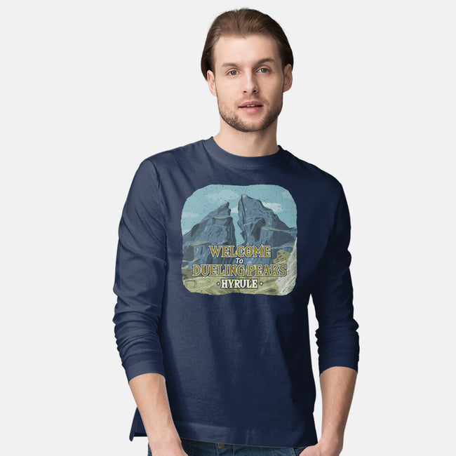 Welcome To Dueling Peaks-Mens-Long Sleeved-Tee-NMdesign