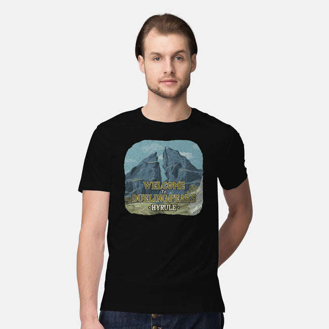 Welcome To Dueling Peaks-Mens-Premium-Tee-NMdesign