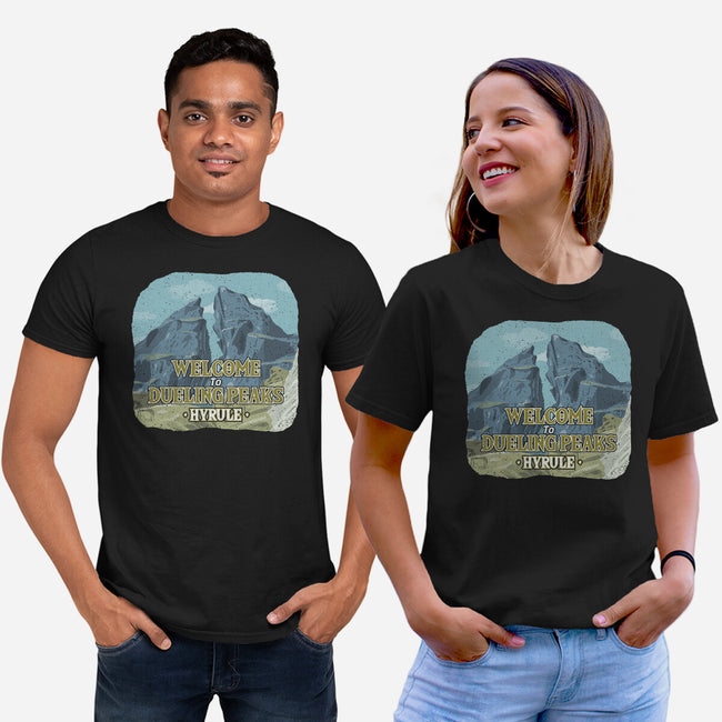 Welcome To Dueling Peaks-Unisex-Basic-Tee-NMdesign