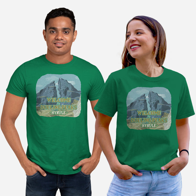 Welcome To Dueling Peaks-Unisex-Basic-Tee-NMdesign