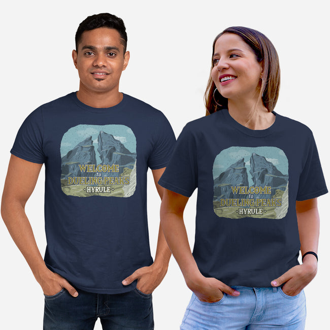 Welcome To Dueling Peaks-Unisex-Basic-Tee-NMdesign