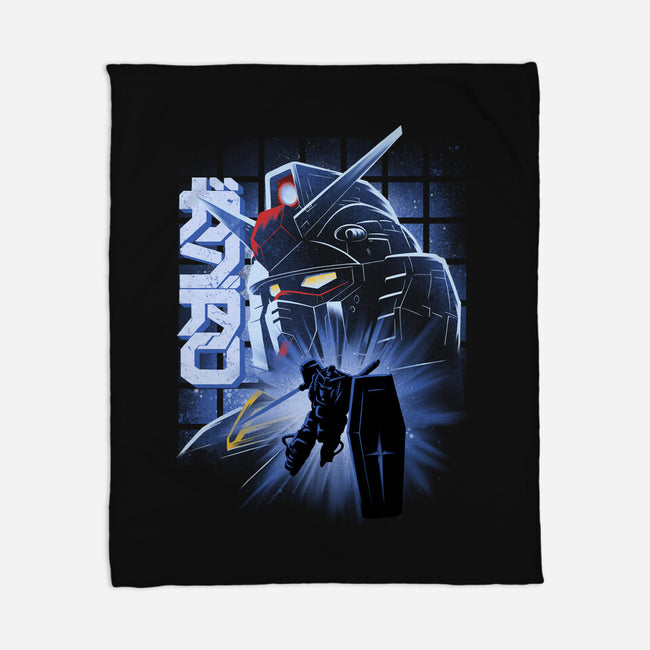 Mobile Suit Fighter-None-Fleece-Blanket-rmatix