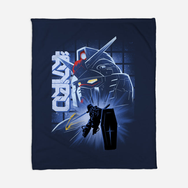 Mobile Suit Fighter-None-Fleece-Blanket-rmatix