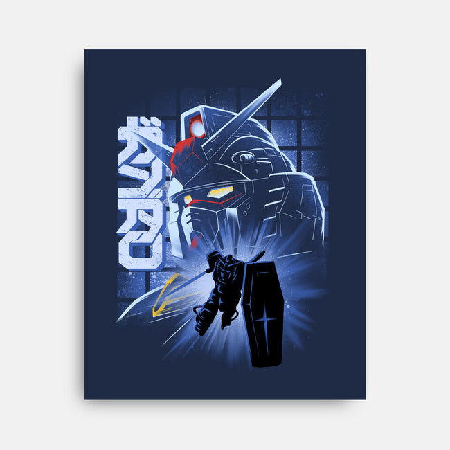 Mobile Suit Fighter-None-Stretched-Canvas-rmatix