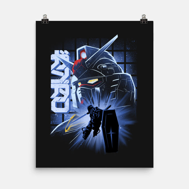 Mobile Suit Fighter-None-Matte-Poster-rmatix