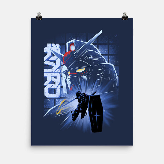 Mobile Suit Fighter-None-Matte-Poster-rmatix