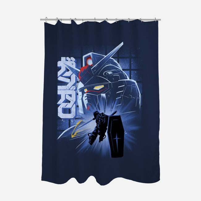 Mobile Suit Fighter-None-Polyester-Shower Curtain-rmatix