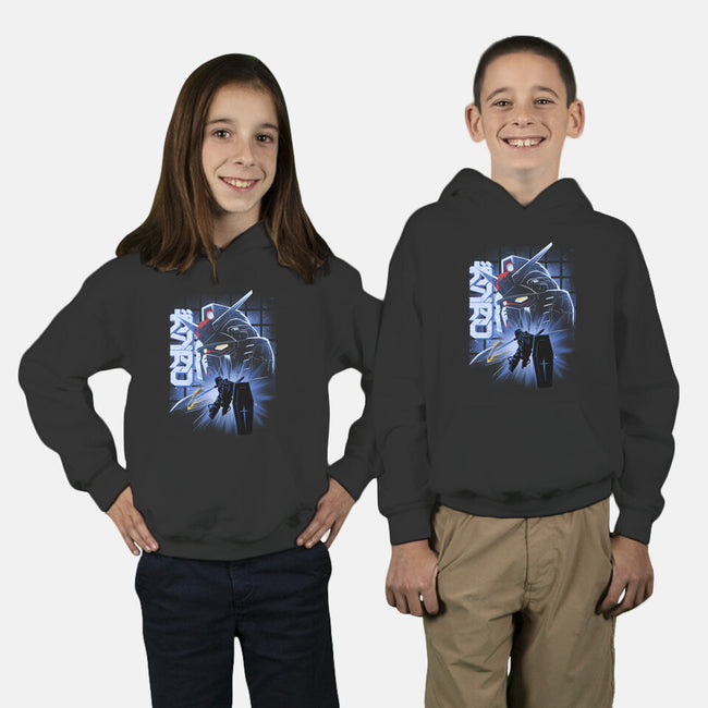 Mobile Suit Fighter-Youth-Pullover-Sweatshirt-rmatix