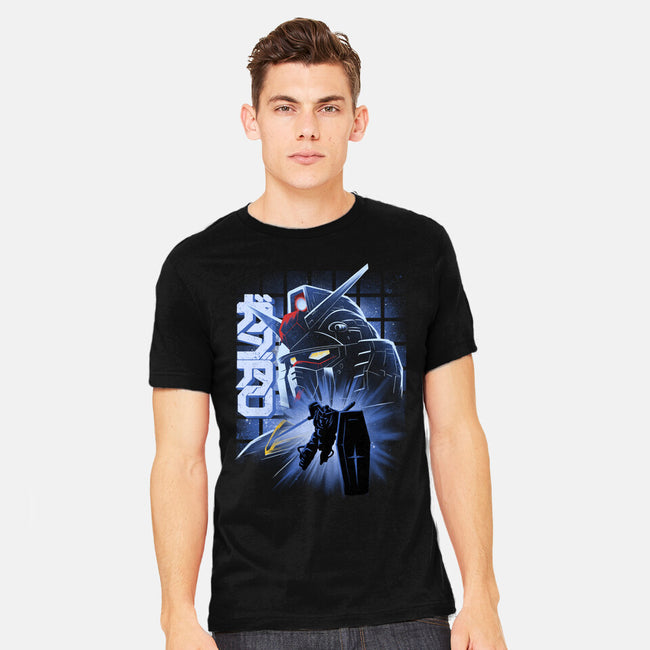 Mobile Suit Fighter-Mens-Heavyweight-Tee-rmatix