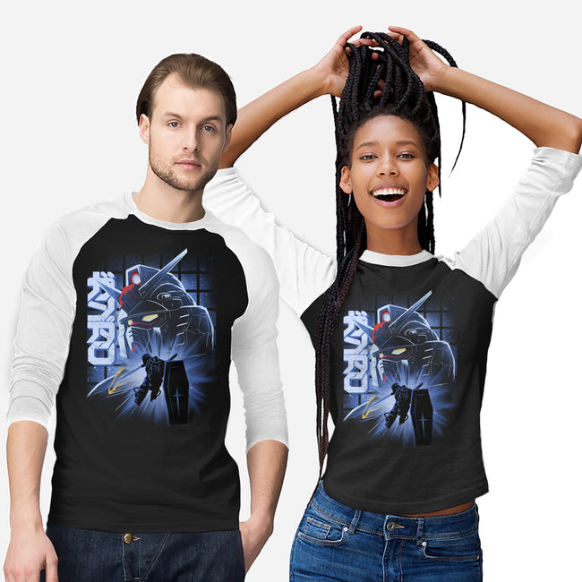 Mobile Suit Fighter-Unisex-Baseball-Tee-rmatix
