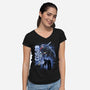 Mobile Suit Fighter-Womens-V-Neck-Tee-rmatix