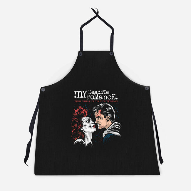 My Deadite Romance-Unisex-Kitchen-Apron-zascanauta