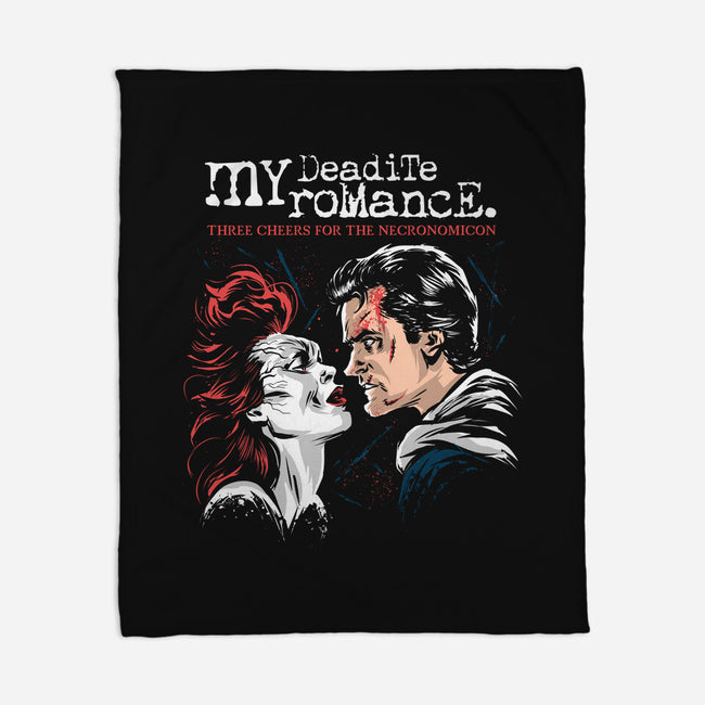 My Deadite Romance-None-Fleece-Blanket-zascanauta