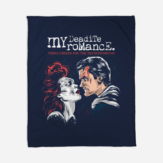 My Deadite Romance-None-Fleece-Blanket-zascanauta