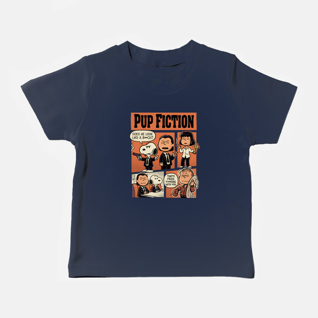 Pup Fiction-Baby-Basic-Tee-P1yu5h
