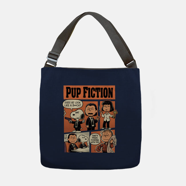 Pup Fiction-None-Adjustable Tote-Bag-P1yu5h