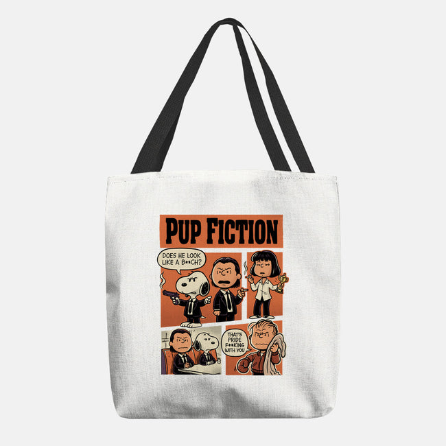 Pup Fiction-None-Basic Tote-Bag-P1yu5h
