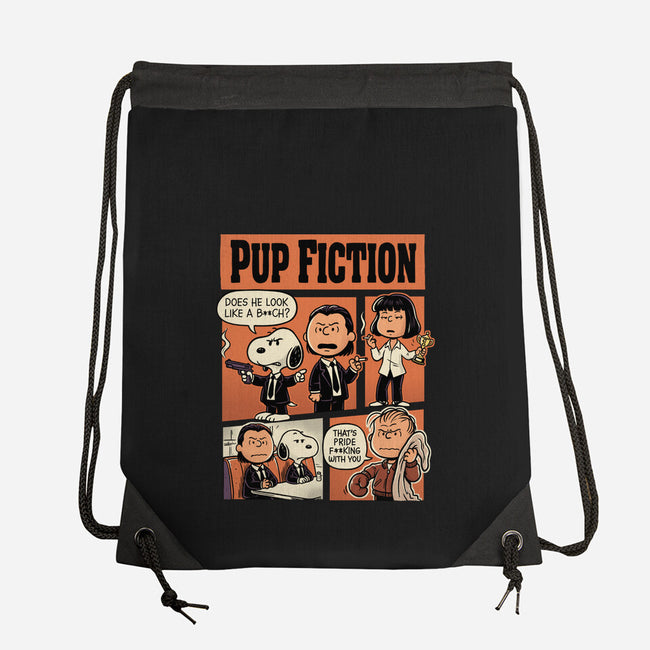 Pup Fiction-None-Drawstring-Bag-P1yu5h