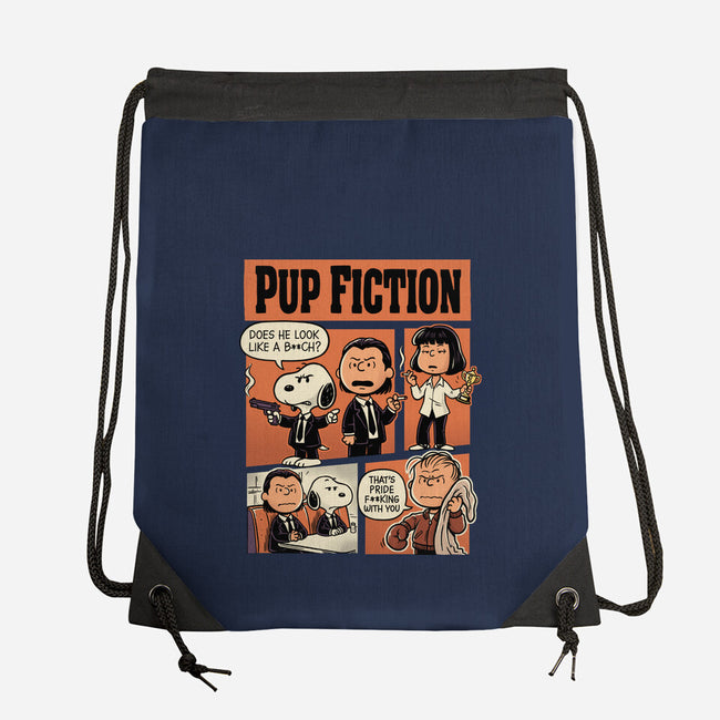 Pup Fiction-None-Drawstring-Bag-P1yu5h